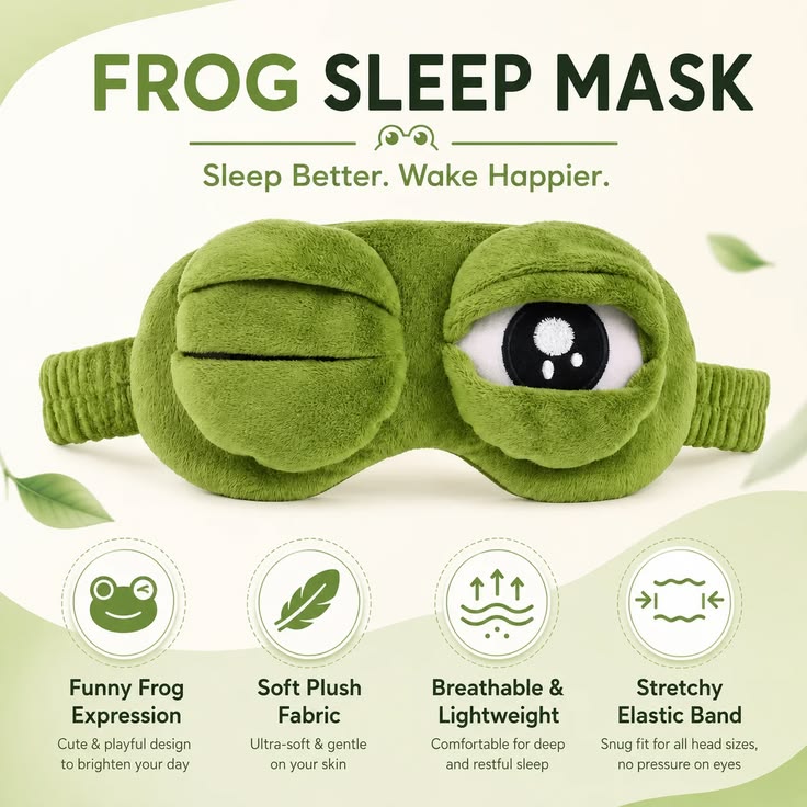 Frog Sleeping Mask
