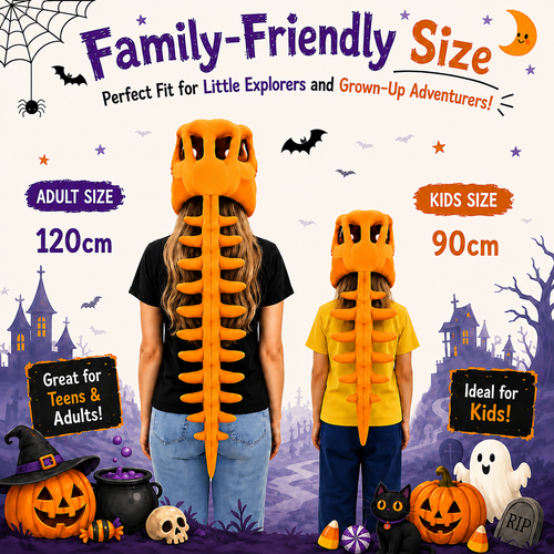 Dinosaur Skeleton Plush Costume